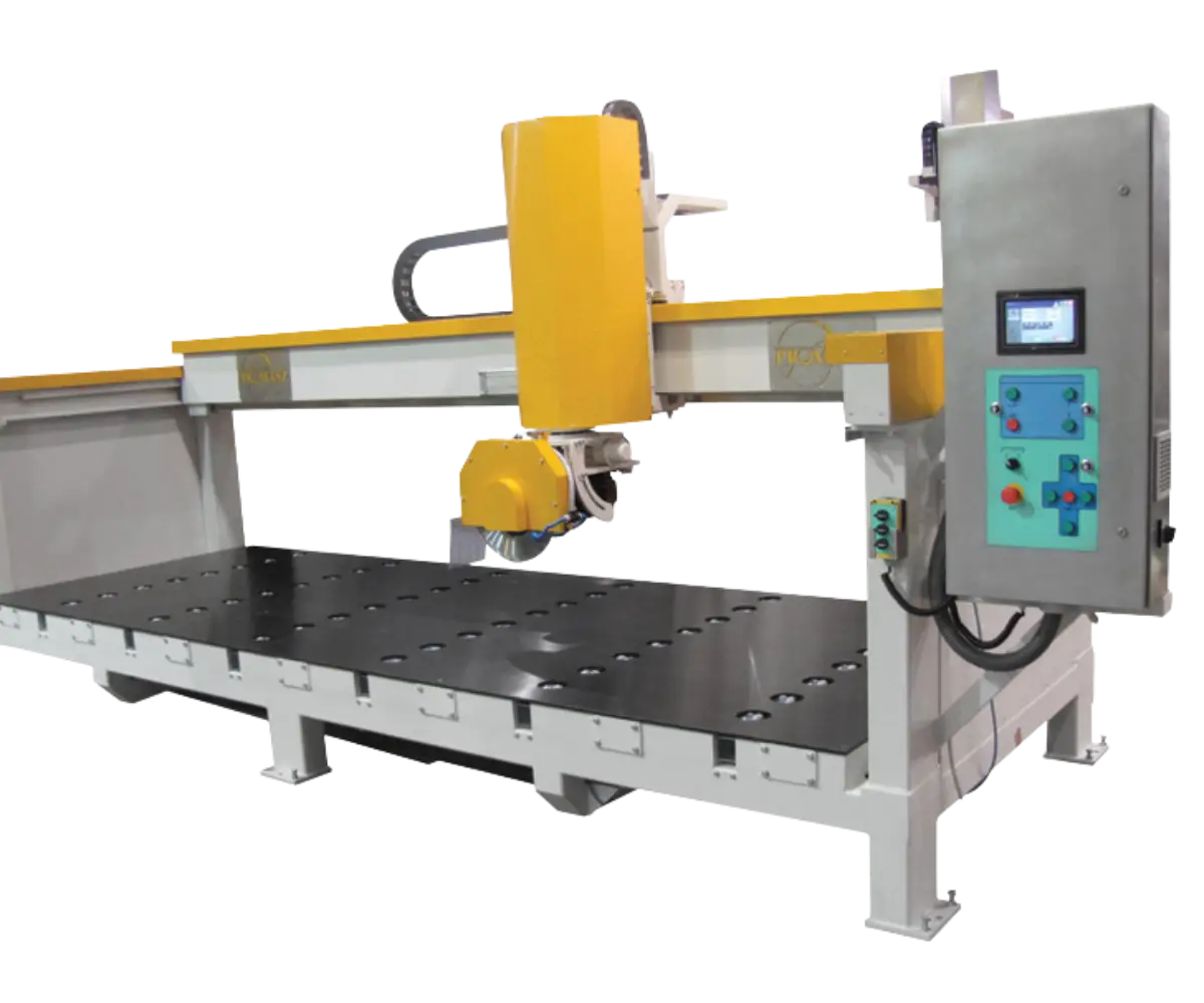 Piła jednosuportowa/ Single blade rip saw for stone processing/ Пила односуппортная продольная для обработки камня PW1TK-14.0-600 Compact